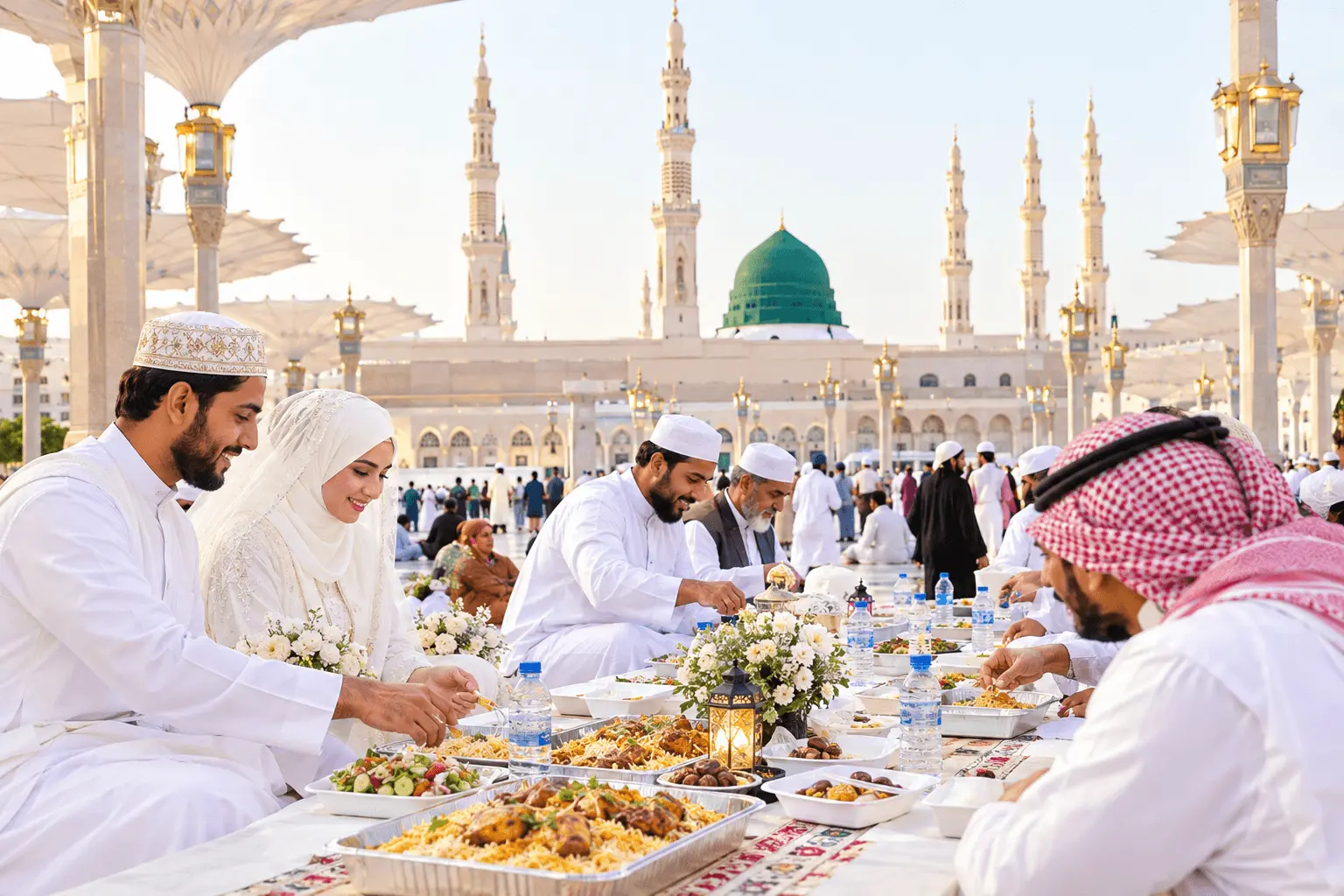 Meal arrangements for Nikah at Masjid an-Nabawi through Madinah Sabeel