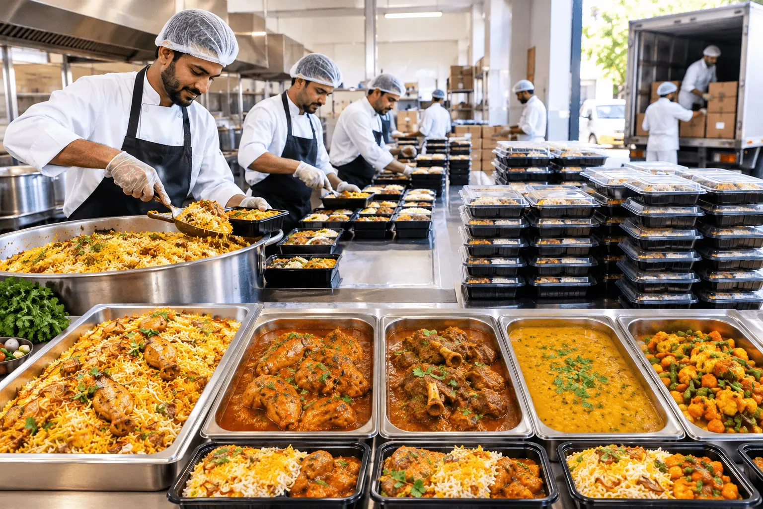 Prepared meals for workers, businesses and groups in Madinah